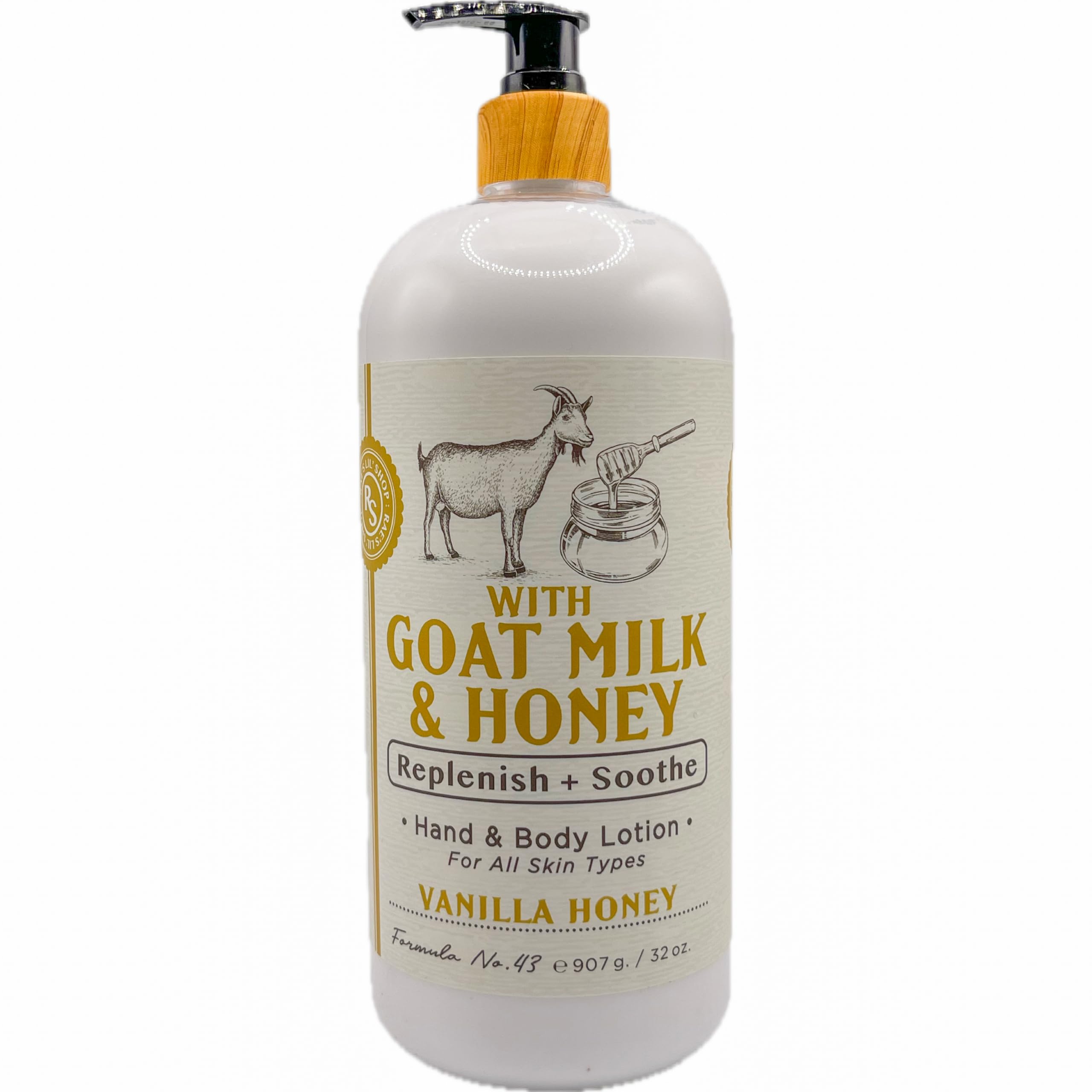 Goat Milk Hand & Body Lotion (Honey)