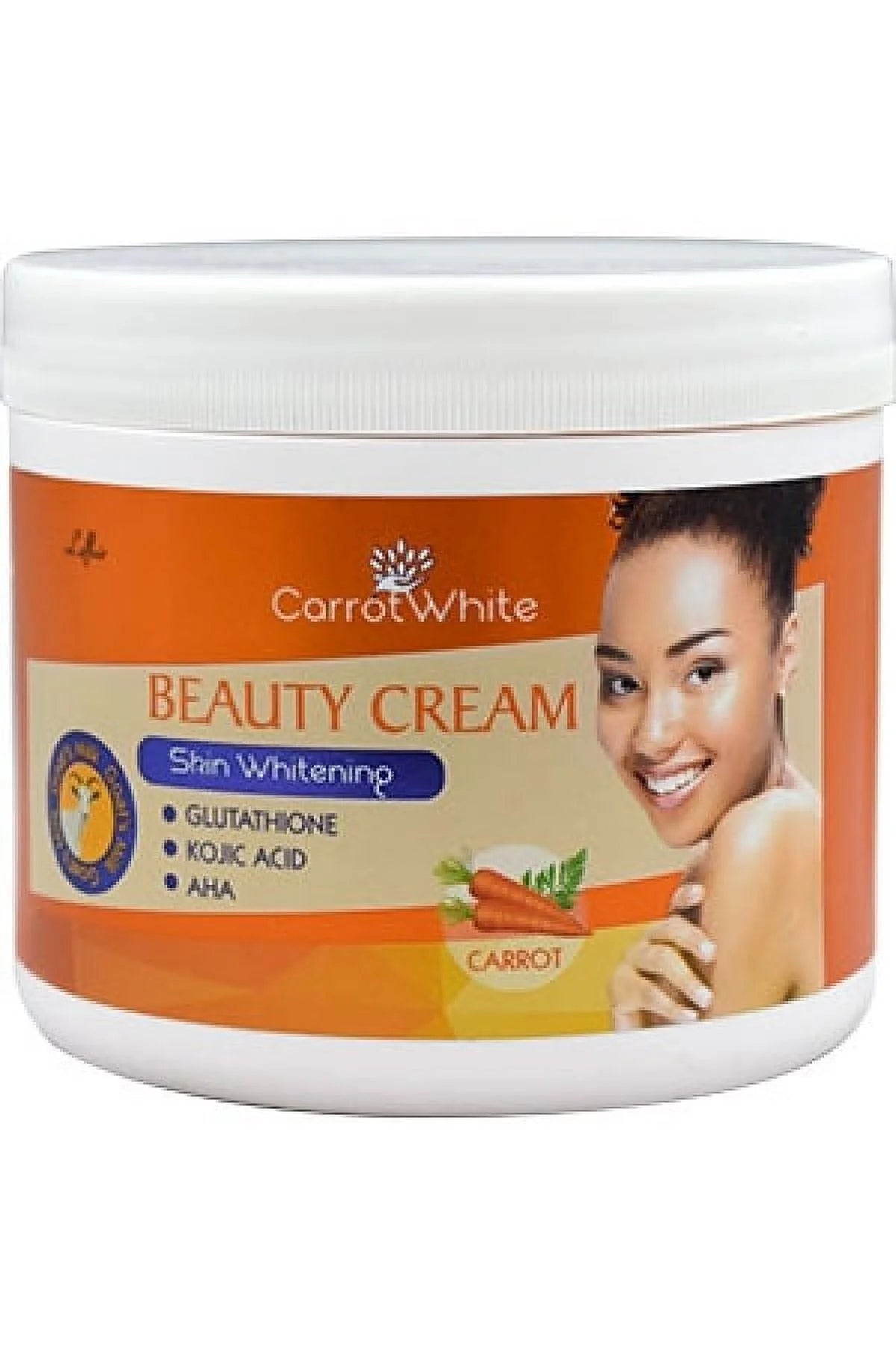 Carrot White Cream Jar