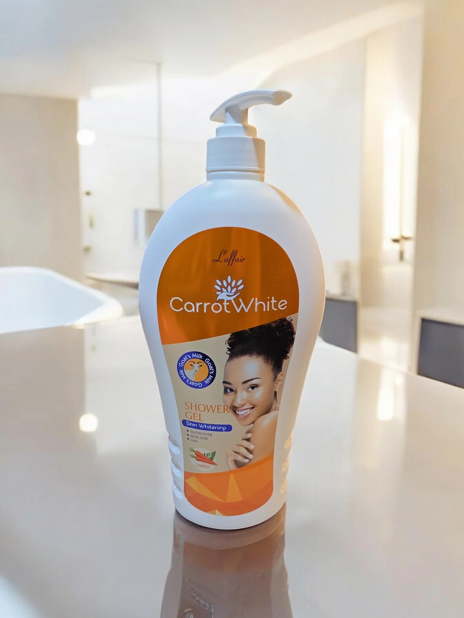 Carrot White Shower Gel
